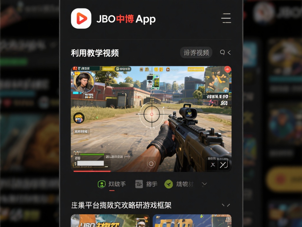 通过JBO竟博APP快速提升游戏技能的秘诀 利用教学视频和攻略研究游戏操作框架
jbo竟博a